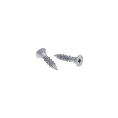 Anchor 1/4 x 1-1/4 Flat Hd Square Drive Concrete Screw Nail Point USA (100pcs)
