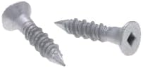 Anchor 1/4 x 2-1/4 Flat Hd Square Drive Concrete Screw Nail Point USA (100pcs)