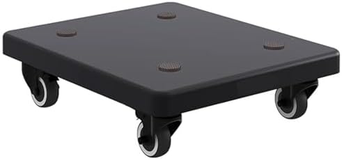 Speaker Stand,Universal Speaker Stand Riser with Stabilizer Base & Wheels - Enhance Audio Stability & Mobility for Home, Studio, and Events