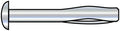 1/4' x 2 1/2' Split Drive Anchors/Round Head/Alloy Steel/Zinc / 100 Pc. Carton