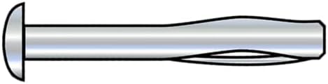 1/4' x 2 1/2' Split Drive Anchors/Round Head/Alloy Steel/Zinc / 100 Pc. Carton
