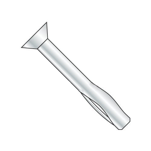 1/4' x 4' Split Drive Anchors/Flat Head/Alloy Steel/Zinc/Fixture Clearance Hole: 5/16' / High Grade Heat Treated Alloy Steel (Carton: 100 pcs)