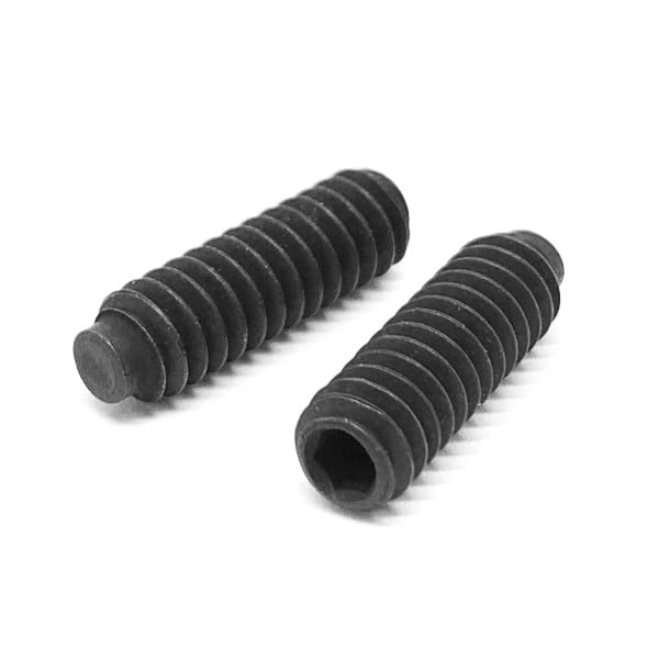 (500 Pieces) 3/8-16x3/4' Alloy Half Dog Point Coarse Thread Allen Socket Set Screw Black Oxide