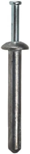 Zinc Nailon Nail Drive Anchor, 1/4' Dia., 3' L, Alloy Steel Zinc Plated