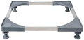 Multifunctional Movable Adjustable Base with 4 Strong Feet Size Adjustable Universal Mobile Case Roller Dolly for Dryer, Washing Machine and Refrigerator, Grey,