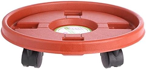 Mobile Flower Pot Tray with Rollers and Universal Pulleys Thickened Flower Tray Flower Pot Base