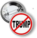 500 Pcs Mini 1.25' Political Anti Trump No Trump Pinback Button Pin Brooch for Jackets, Backpacks, Hats