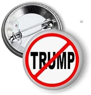 500 Pcs Mini 1.25' Political Anti Trump No Trump Pinback Button Pin Brooch for Jackets, Backpacks, Hats