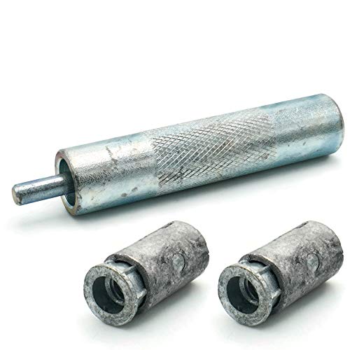 Machine Screw Anchors for Masonry, Brick, Block Concrete with Setting Tool 3/8'-16 Qty 25