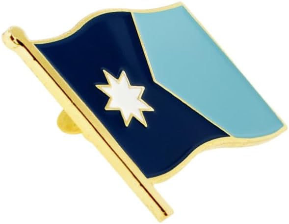 PinMart US State Flag Enamel Lapel Pin