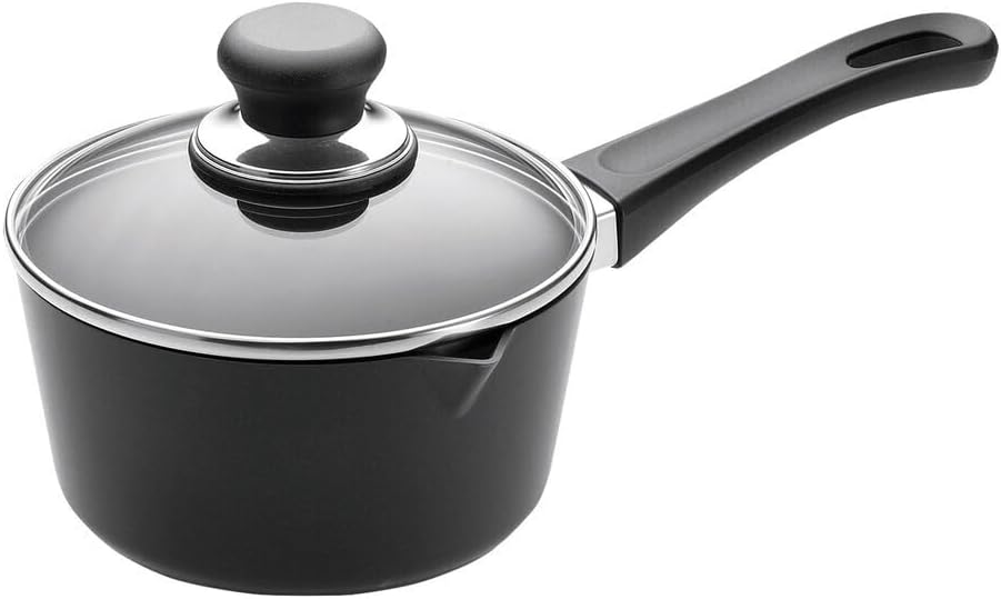 Scanpan Classic Induction 1.8 QT Nonstick Saucepan – Compatible with All Cooktops, Induction Ready, Metal Utensil Safe, Oven Safe to 500°F, Dishwasher Safe