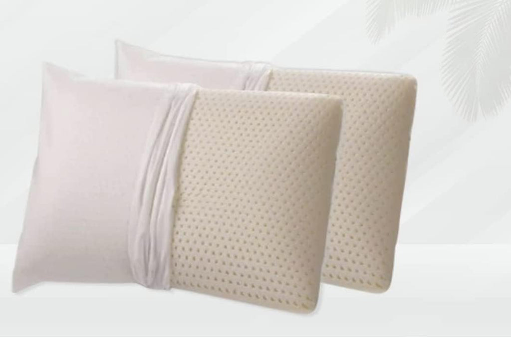 ORGANIC TEXTILES 100% Talalay Latex Bed Pillow with GOTS Certified Organic Cotton Cover (Standard Size - Soft) - Pack of 1