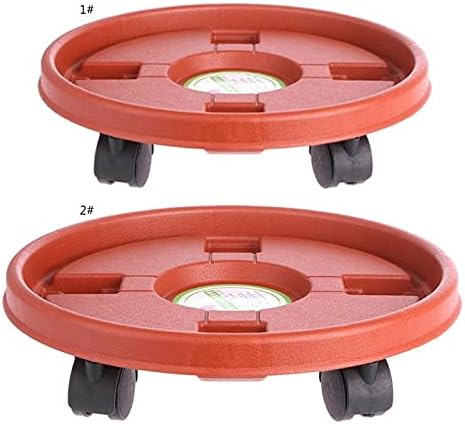 Mobile Flower Pot Tray with Rollers and Universal Pulleys Thickened Flower Tray Flower Pot Base