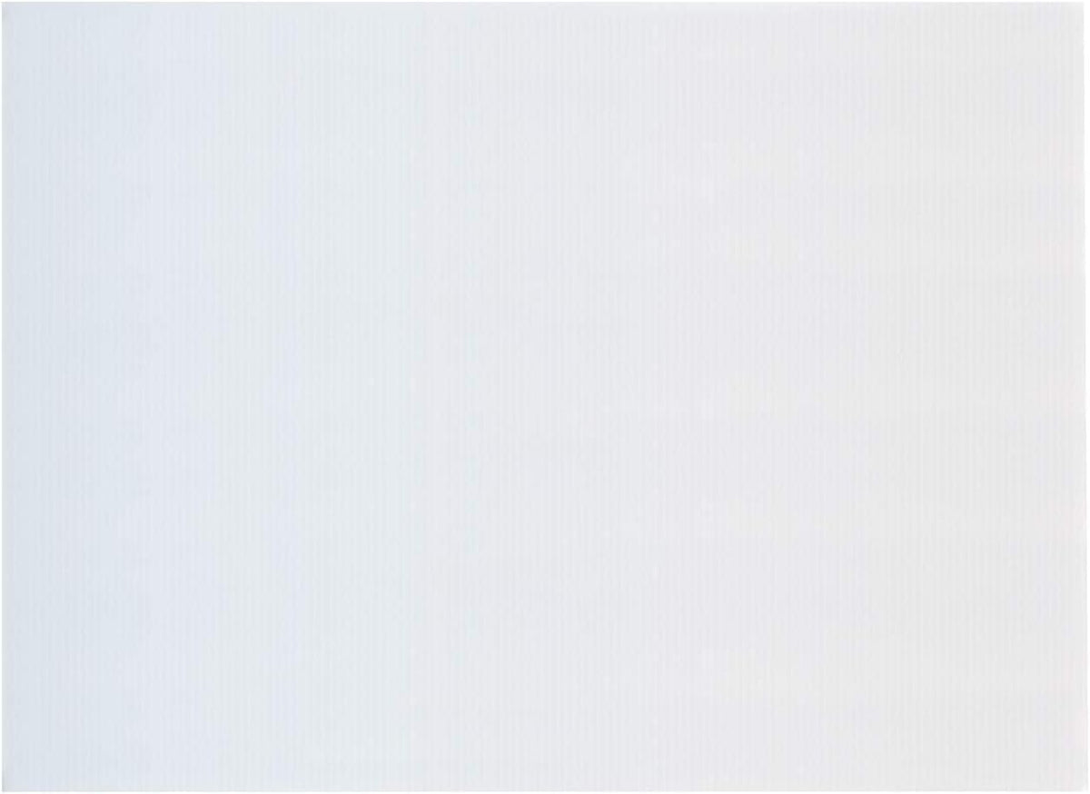Durable Blank Corrugated White Yard Sign Kit Includes 50 Large 18x24 Signs and Strong 10x24 Galvanized Steel Double H Yard Stakes - Pack of 50 18x24 Signs with Yard Stakes