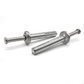 (100 Pieces) 1/4'x2' Mushroom Head Hammer Drive Anchors Zinc Alloy w/ 304 Stainless Steel Nails