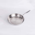 304 Stainless Steel Three Layer Steel Wok Noodle Pan Cooker Universal Flat Bottom Steak Frying Pan Uncoated(