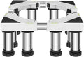 Multi-Functional Adjustable Base with 8/12 Strong Feet Washing Machine Universal High Rack Length/Width 42-66cm Tumble Dryers Base Stand Refrigerator Holder Bracket - 400kg (1