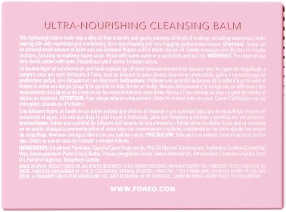 FOREO Luna 4 Bundle - Facial Cleansing Brush + Luna Micro-Foam Face Cleanser 2.0, 3.4 oz + Luna Ultra Nourishing Cleansing Balm, 0.5 oz - Firming Face Massager - Balanced Skin