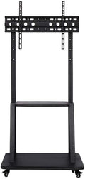 Universal TV Stand with Swivel and Height Adjustment for 32-65 Inch TVs, Tempered Glass Base, Holds up to 100kg, VESA Compatible, 30° Swivel