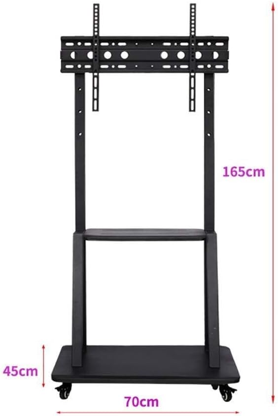 Universal TV Stand with Swivel and Height Adjustment for 32-65 Inch TVs, Tempered Glass Base, Holds up to 100kg, VESA Compatible, 30° Swivel