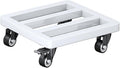 Heavy Duty Plant Caddy Square Garden Planter Trolley with Rolling Wheels for Indoor Outdoor Large Flower Pots Mover Mobile Base Tray Universal Wheel