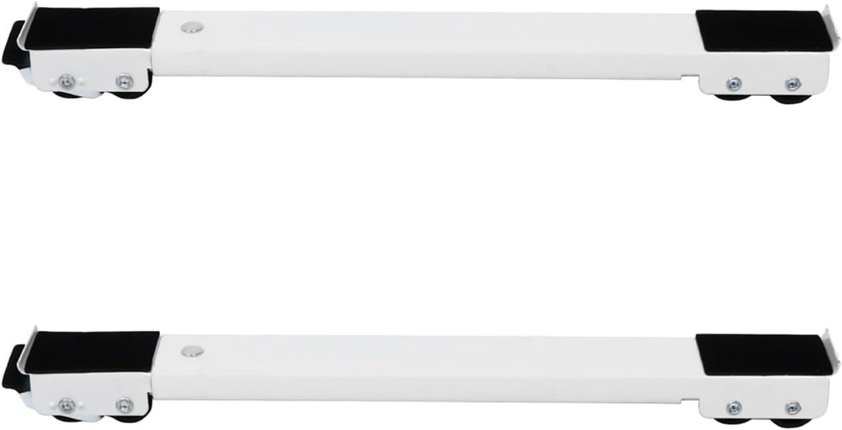 Washing Machine Stand, Multi-Functional Movable Adjustable Base, Mobile Roller with 24 Locking Wheels, Universal for Washing Machine, Dryer and Refrigerator (White)