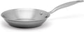 Heritage Steel 8.5 Inch Fry Pan | Made In USA | Titanium Series | 316Ti Skillet with Stay Cool Handle | Fully Clad Stainless Steel Pan with 5-Ply Construction | Induction Ready & Non Toxic