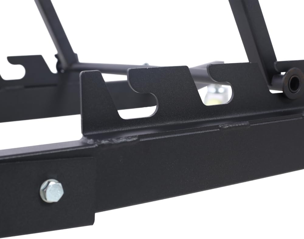 Top Automotive Creeper, Engine Creeper 42.5'-66', 330 LBS Capacity, 4 Swivel Caster Wheels, Padded Deck, Foldable for Home Garage, Workshop Repair Maintenance