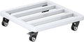 Heavy Duty Plant Caddy Square Garden Planter Trolley with Rolling Wheels for Indoor Outdoor Large Flower Pots Mover Mobile Base Tray Universal Wheel