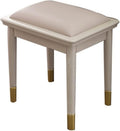 Stools, Leather Footstools, Vanity Benches, Piano Stool, Women Makeup Seat, Dressing Stools,Grey