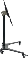 Universal TV Stand with Wheels, Adjustable Mobile TV Cart for 32-55 Inch TVs, Height Adjustable, Rotatable Base, Holds Up to 70lbs