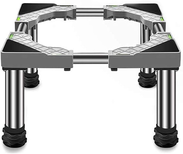 Adjustable Washing Machine Base Multi-Functional Adjustable Base with 4/8/12 Legs Universal Tumble Dryers Stand Telescopic Length 65-80cm Width 36-55cm Washing Machine Base an