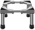 Washing Machine Stand Base Movable Fridge Stand Trolley with 8 Locking Wheels Washer Pedestals & Frames Universal Appliance Wheels Rack Adjustable Width 36-55cm Stent (4legs 1