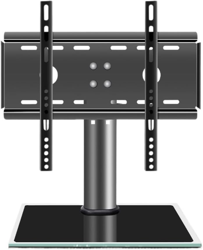 Universal TV Stand TV Stand TV Bracket Universal TV Stand Base Table Top TV Stand for 32-43 Inch LCD TVs Height Adjustable TV Mount Stand with Tempered Glass Base TV Mount Stand fo