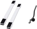 Washing Machine Stand Movable Refrigerator Raised Base Mobile Roller Bracket Wheel Bathroom Kitchen Accessories Home Appliance(White Suit)