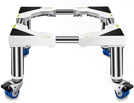 Portable Washing Machine Roller Pulley， Washing Machine Stand Base Heavy Duty Washing Machine Base with Wheels Multifunctional Refrigerator Mobile Base Fridges Freezers Trolley Stand Universal