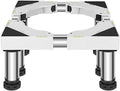 Adjustable Washing Machine Base Washing Machine Stand Base Reinforced Washing Machine Fridge Stand Adjustable Dryer and Base Length/Width 40-68cm Universal Kitchen Appliance S