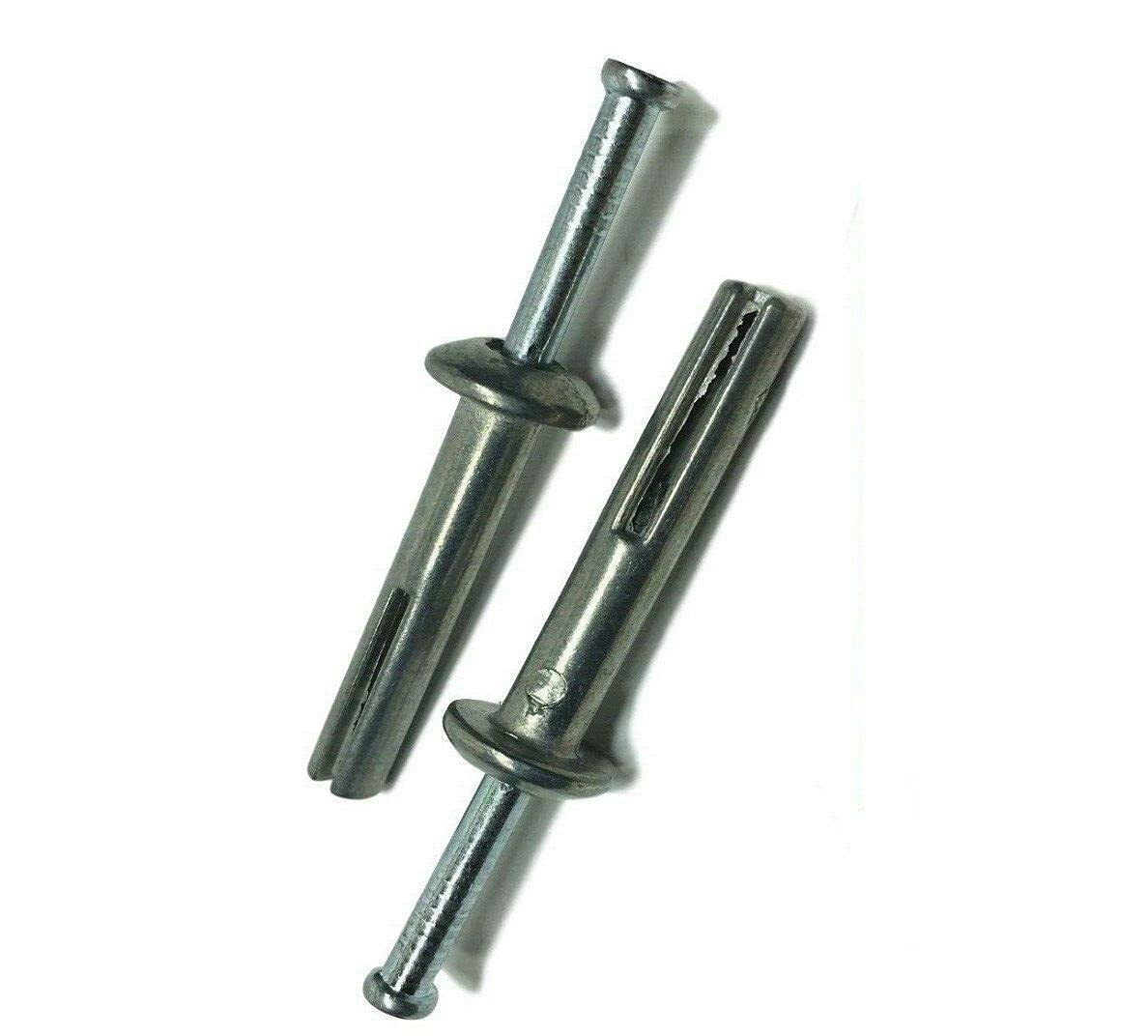 KolotovichTool Pack of 1,500, 1/4' x 1' Nail-On Concrete Expansion Anchor Drive Pin Alloy Zinc Fastener Kit Bolt Set RE-8219DD