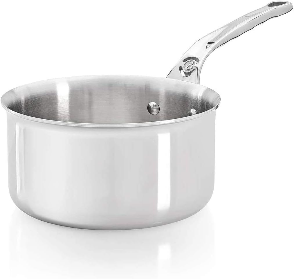DeBuyer Affinity 1.2-Quart Saucepan, Stainless Steel