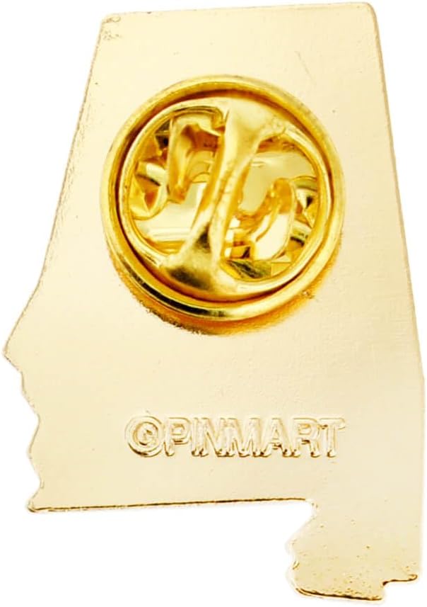PinMart State Shape Flag Lapel Pin