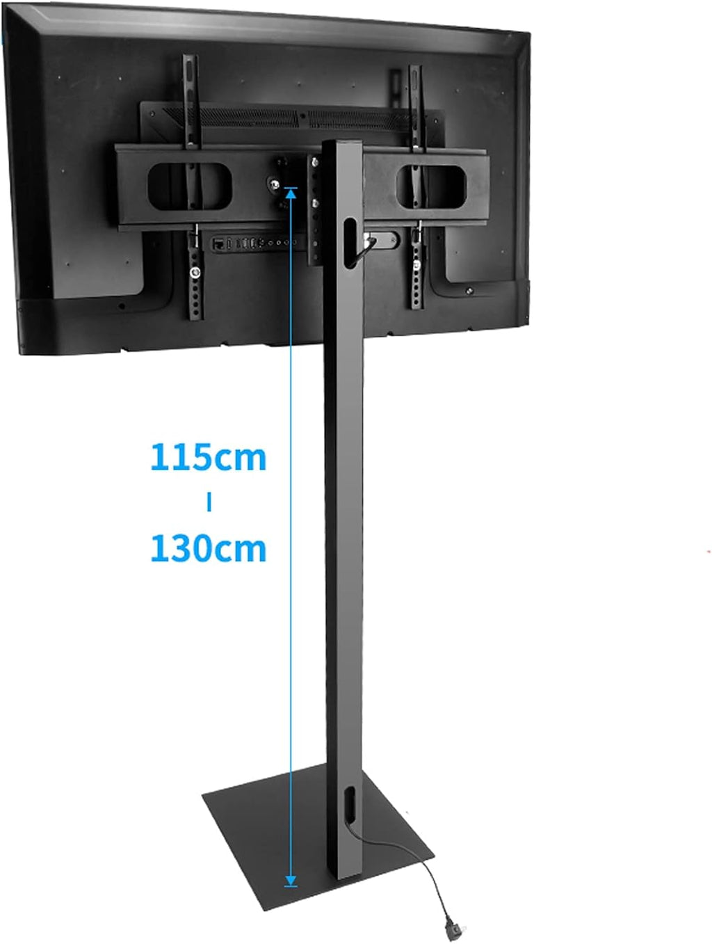 Universal TV Stand TV Stand Base Floor TV Stand Mount Mobile TV Monitor Tilt Swivel Stand 32'-55' Universal LCD TV Stand Height Adjustable, Holds Up to 99lbs, VESA 600x400mm(Max) Tv Stand Mount
