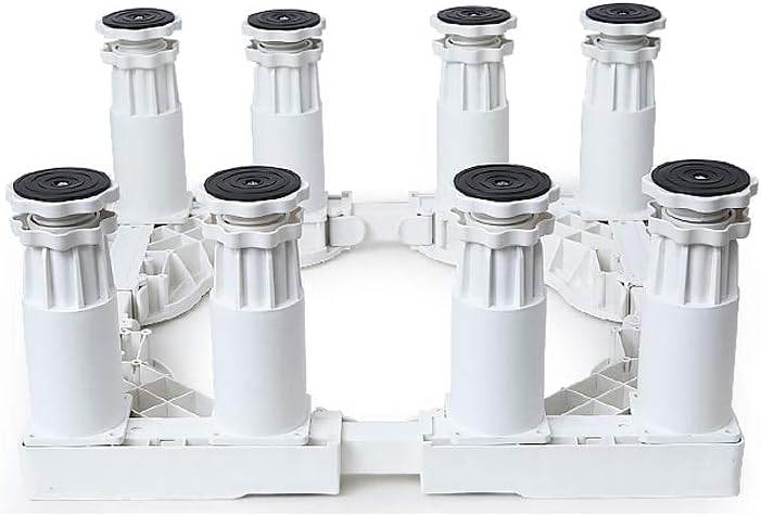 Adjustable Washing Machine Base Washing Machine Stand Base Upgraded Washing Machine Stand Universal Appliance Stand 18.5-21.5cm Adjustable Fridge zer Base Bracket for Drye