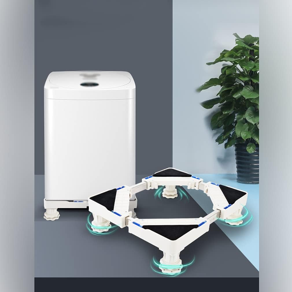 Adjustable Washing Machine Base Washing Machine Stand Base Universal Base Fridge Stand Washing Machine Holder Bracket 14-17cm Adjustable Dryer Dishwasher Anti-Rust Fixed Base