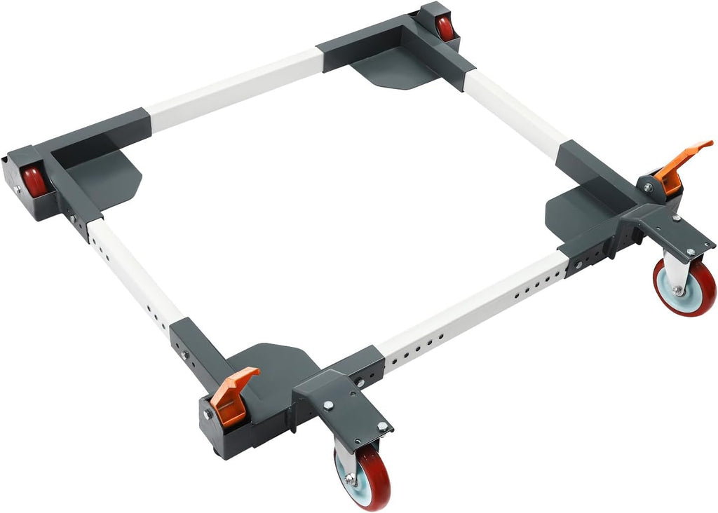 Undercat Mobile Base, Heavy Duty Universal Mobile Base with 5' Universal Wheels, 1500 lbs Load Capacity, Adjustable Mobile Base for Mobilizing Small Mechanical Equipment, Home Appliances