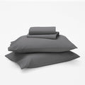 Tuft & Needle Queen Percale Sheet Set – 100% Supima Cotton, Crisp & Cooling Sheets for Hot Sleepers, Breathable & Durable Hotel-Quality Bedding, Deep 16' Pockets, Oeko-Tex Certified, Gray Quill