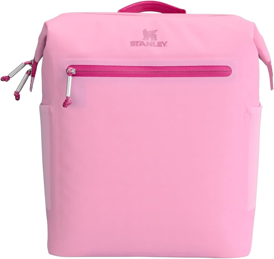 Stanley All Day Madeleine Backpack Soft Cooler 20 Can Cooler with Handle and Shoulder Straps Insulated Travel Bag with Zipper BPA-Free
