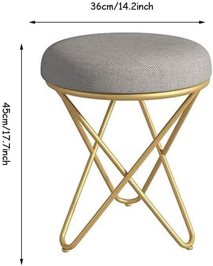Piano Stool, Vanity Benches Footstools, Makeup Seat, Garden Stools, Dressing Stools, Desk Stools(Black-1)