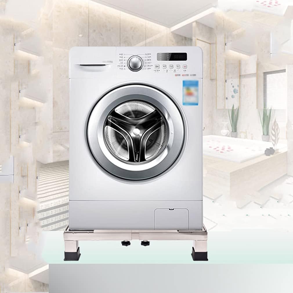 Adjustable Washing Machine Base Multi-Functional Stand with 8/12 Legs Universal Washing Machine Base Bracket Large Appliance Telescopic Platform Width 48-66cm Height 29-32cm S