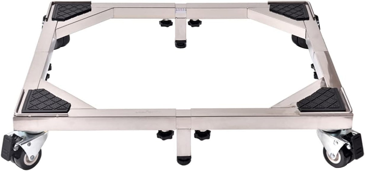 Universal Appliance Wheels Washing Machine Stand Base - Adjustable Fridge Freezer Trolley for Tumble Dryers - Extendable Length 58.5-93cm - Movable Base Bracket - Amazon Stand
