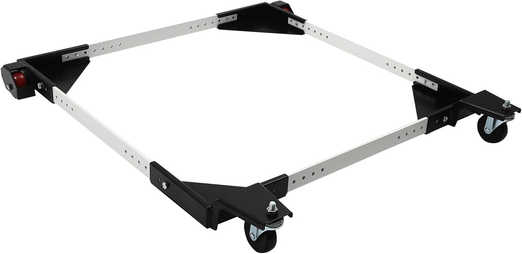 Undercat Mobile Base, Heavy Duty Universal Mobile Base, 1200 lbs Load Capacity, Adjustable Mobile Base from 23.8' x 23.8' to 34.15' x 34' for Mobilizing Small Mechanical Equipment, Home Appliances